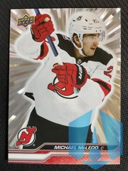 2023-24 Upper Deck Series 1 Outburst Silver Michael McLeod #111